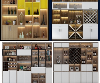 Modern Wine Cabinet-ID:310299111