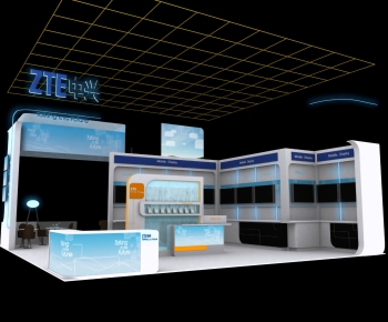 Modern Exhibition Hall-ID:827858451