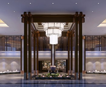 New Chinese Style Lobby Hall-ID:372693128