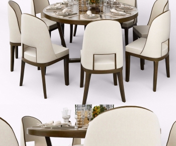 New Chinese Style Dining Table And Chairs-ID:427940817