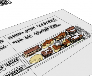 Modern Architectural Bird's-eye View Planning-ID:623567995