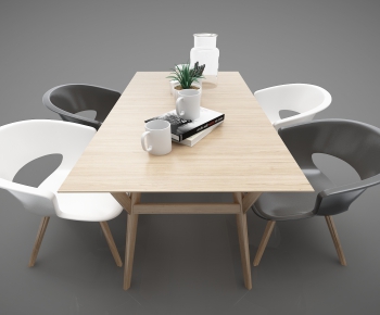 Modern Dining Table And Chairs-ID:626983722