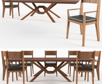 Modern Dining Table And Chairs-ID:590704652