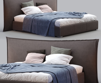 Modern Double Bed-ID:824585758