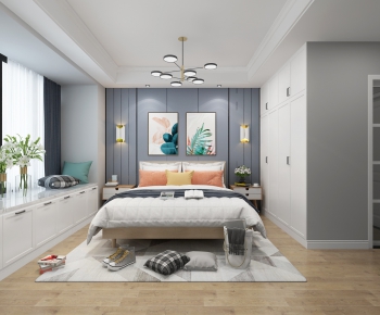 Nordic Style Bedroom-ID:206214386