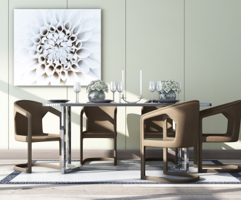 Modern Dining Table And Chairs-ID:162234574