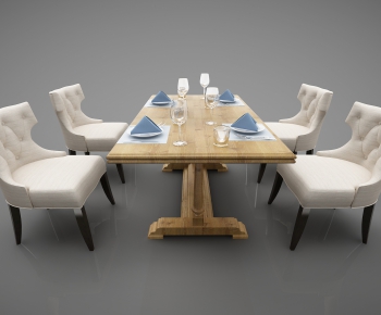 Modern Dining Table And Chairs-ID:625015826