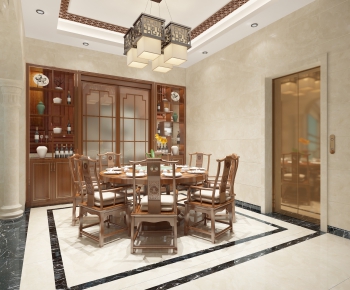 New Chinese Style Dining Room-ID:796104719