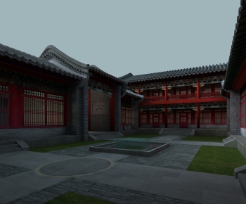 Chinese Style Courtyard/landscape-ID:253335753