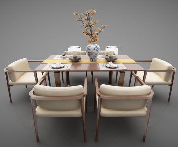 New Chinese Style Dining Table And Chairs-ID:822758928