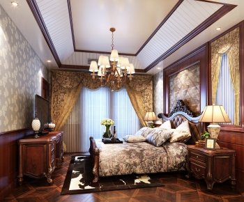 Modern European Style Bedroom-ID:639543375