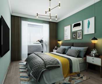 Nordic Style Bedroom-ID:234075735