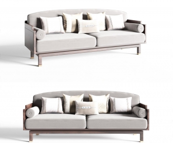 New Chinese Style A Sofa For Two-ID:911809934