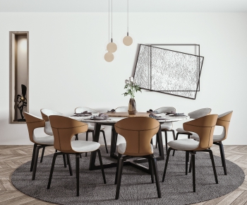 Modern Dining Table And Chairs-ID:574289756