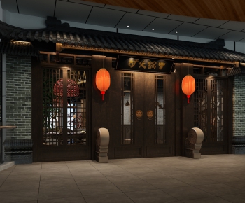 Chinese Style Facade Element-ID:255896551