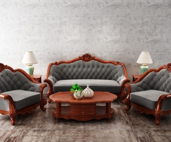European Style Sofa Combination-ID:752319275