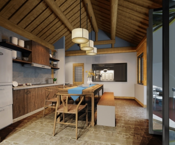 New Chinese Style Open Kitchen-ID:589652267