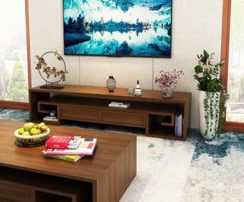 New Chinese Style TV Cabinet-ID:510187676