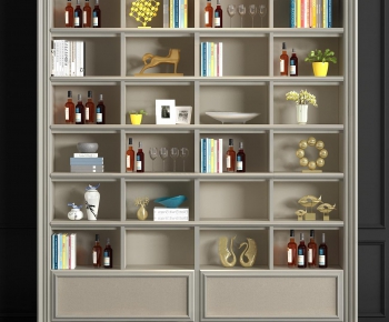 Simple European Style Bookcase-ID:328498785
