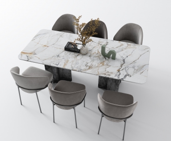Modern Dining Table And Chairs-ID:790956273