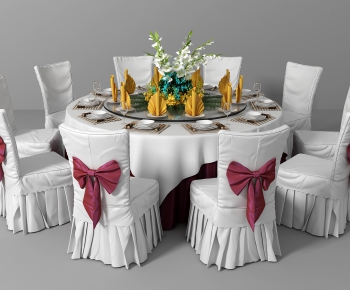 Modern Dining Table And Chairs-ID:846885181