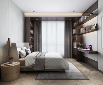 New Chinese Style Bedroom-ID:456746648