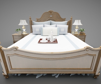 European Style Double Bed-ID:561885594