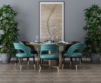 Modern Dining Table And Chairs-ID:840553773