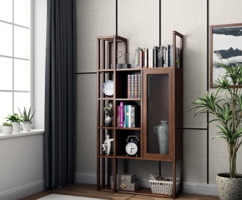 New Chinese Style Bookcase-ID:356197243