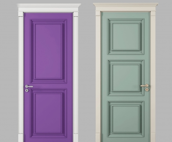 Modern Solid Wood Door-ID:696278646