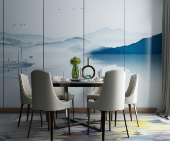 Modern Dining Table And Chairs-ID:767218258