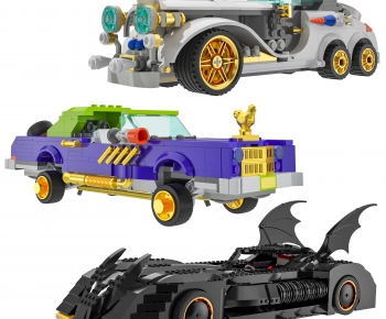 现代乐高蝙蝠侠汽车玩具模型-ID:385349145