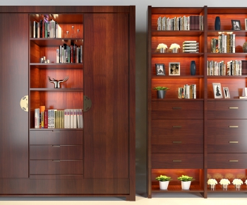 Chinese Style Bookcase-ID:391494116