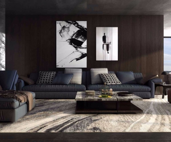 Modern A Living Room-ID:783886692