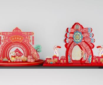 New Chinese Style Decorative Set-ID:921850556