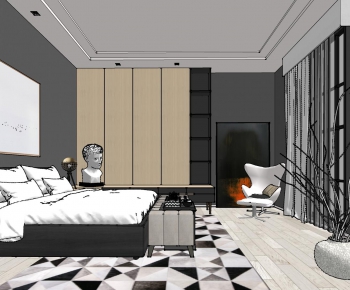 Nordic Style Bedroom-ID:431511517