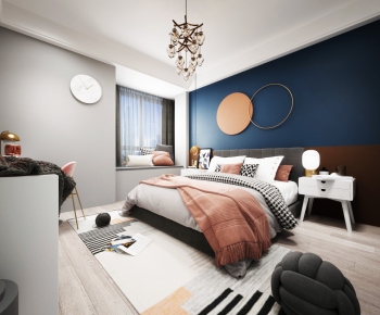 Nordic Style Bedroom-ID:487437153