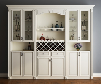 Simple European Style Wine Cabinet-ID:693231611