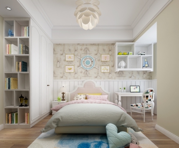 American Style Girl's Room Daughter's Room-ID:144238783