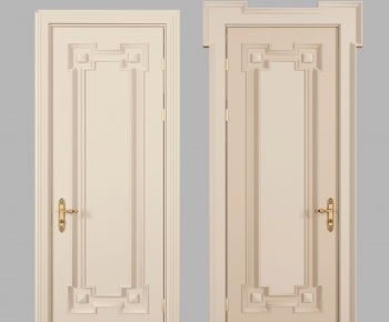 European Style Solid Wood Door-ID:946238993