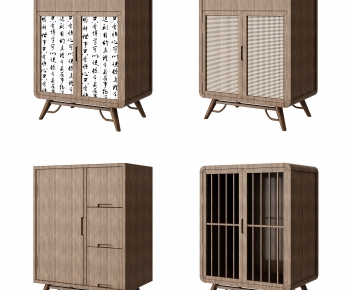New Chinese Style Side Cabinet/Entrance Cabinet-ID:761574551