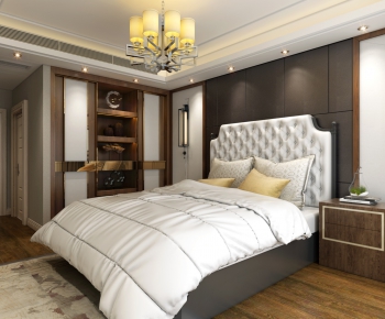 New Chinese Style Bedroom-ID:959798388