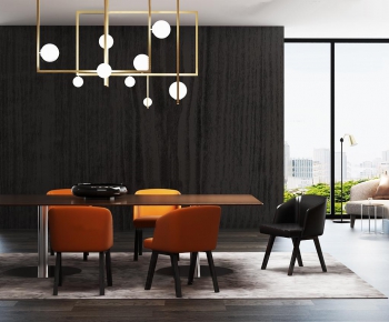 Modern Dining Table And Chairs-ID:290824181