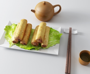 现代早餐 筷子 春卷-ID:988051178