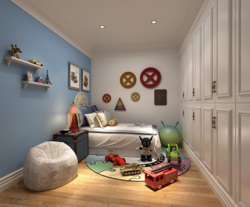 Simple European Style Children's Room-ID:844854866