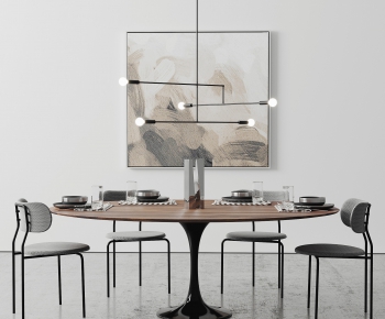 Modern Simple Style Dining Table And Chairs-ID:755969474