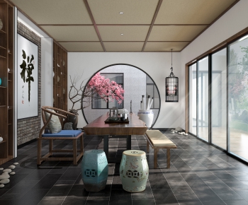 New Chinese Style Tea House-ID:925818844