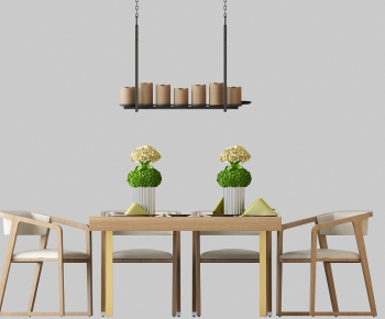 Nordic Style Dining Table And Chairs-ID:733055367