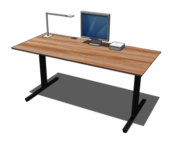Modern Computer Desk And Chair-ID:629489959