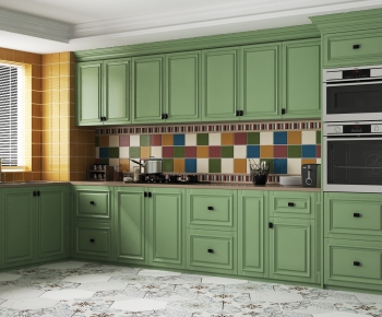 European Style Kitchen Cabinet-ID:305410341